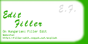 edit filler business card